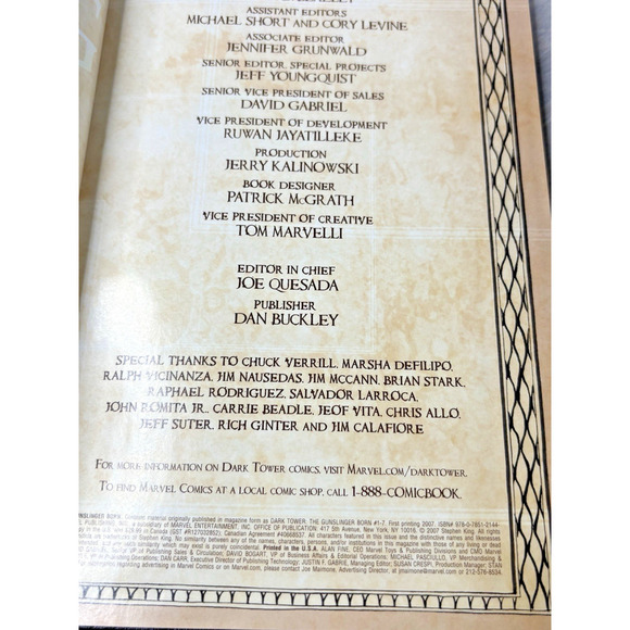 Dark Tower: The Gunslinger Born Chapter One Graphic Novel Stephen King - Picture 6 of 7